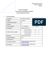 Silabo 2020-I ANALÍSIS ESTRUCTURAL II A PDF