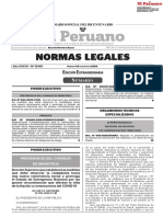 Decreto Supremo Nº 094-2020-PCM