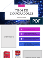 Tipos de Evapporadores