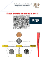 Phase Transformations in Steel
