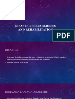 Disaster Preparedness and Rehabilitation