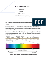 NDT Assignment: Q.1. Compare The Methods of Producing Radiations in Radiography? Answer