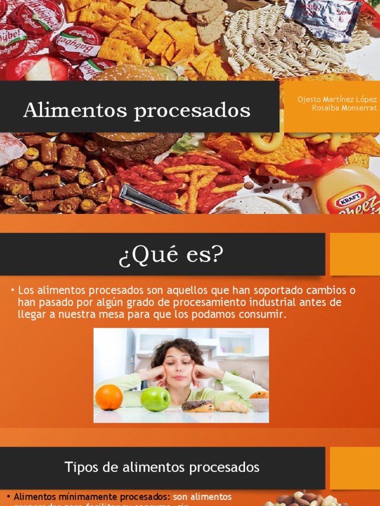 Alimentos Procesados | PDF | Alimentos | Vegetales