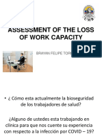 9. Assessment of the loss of work capacity (1)