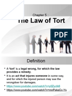 Chap 5 - Law of Tort