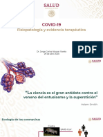 CP Salud COVID-19 Fisiopatología y Evidencia Terapéutica, 29abr20