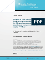 Medición GPS Distancias. URBA PDF