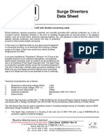 Surge Diverters Data Sheet: Explosion-Proof Spark Gap sG4 With Flexible Connecting Cable