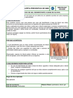 Alerta Preventivo de SMS - Queimadura Das Mãos Após Uso de Gel Desinfetante A Base de Álcool PDF