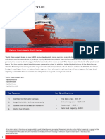 Platform Supply Vessels - Pacific Harrier: Top Features Key Specifications