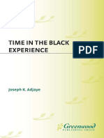 Joseph K. Adjaye Time in The Black Experience CBookos - Org