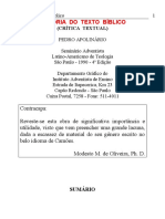 História Do Texto Bíblico