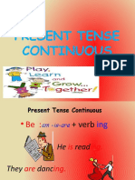 Present Tense Continuous