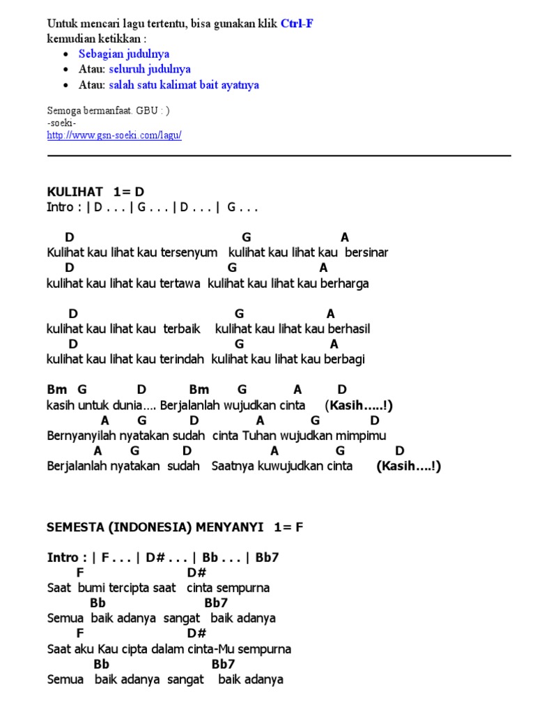 Lirik Firmanmu Pelita Bagi Kakiku Chord Tebak Gambar