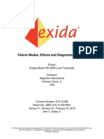 Failure Modes, Effects and Diagnostic Analysis: Project: Eclipse Model 706 GWR Level Transmitter