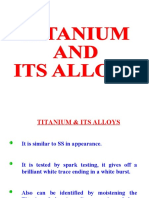 Titanium & Its Alloys