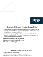 Format of Remote Sensing Image Data