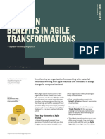 Focus On Benefits in Agile Transformations: - A Brain-Friendly Approach