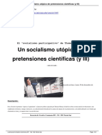 Un Socialismo Ut Pico de Pretensiones Cient Ficas y III - A15465