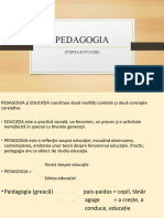 PEDAGOGIA - Stiinta Educatiei