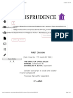 Jurisprudence: First Division