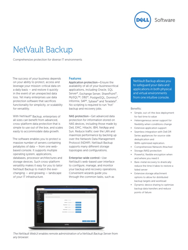 Netvault Backup 11 | 富士通 Netvault ダウンロード – MFNAJR