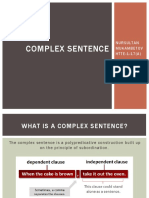 NZ4 Complex Sentences