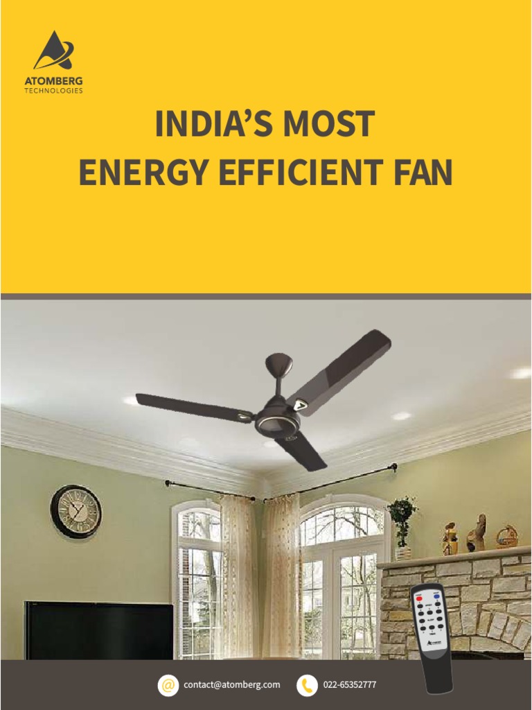 Atomberg Gorilla Fan PDF Electric Motor Force