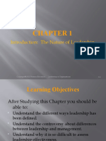 Chapter 01 The Nature of Leadership