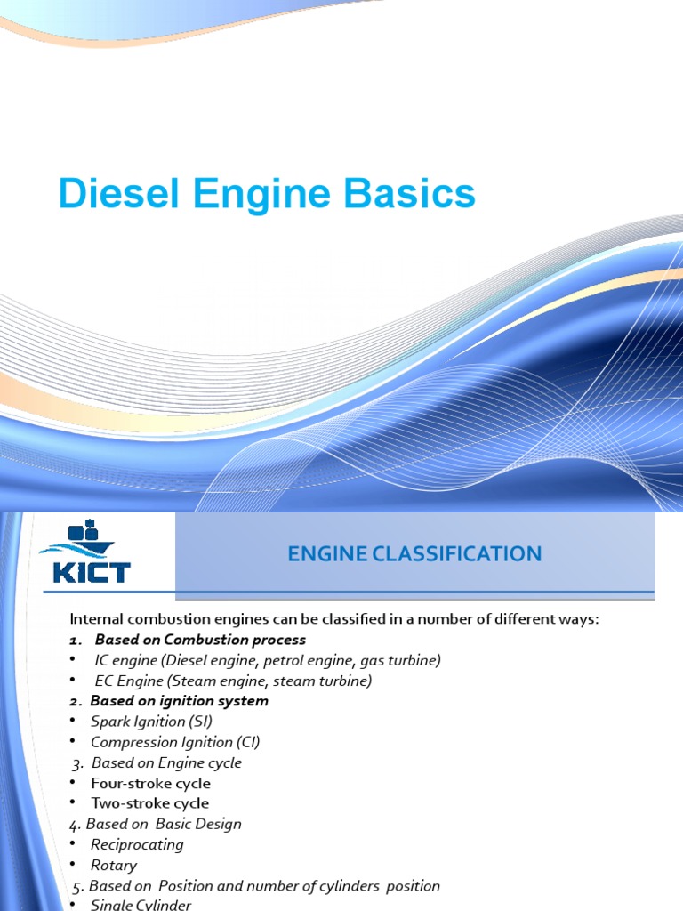 Diesel Engine Basics and Components | PDF | Internal Combustion Engine ...