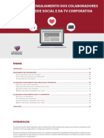 Engajamento de colaboradores com redes e TV corporativas