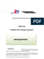 Assignment: ECE 313 Science For Young Learners