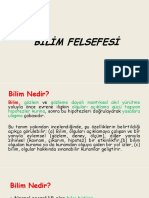 Bilim Felsefesi 2020