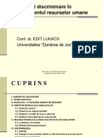Echitate Discriminare MRU PDF