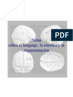 Notes Sobre Neurología Lenguaje Retorica y Argumentación