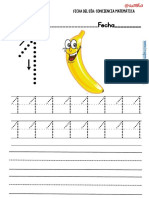 Grafomotricidad Números Juguetes y Frutas PDF