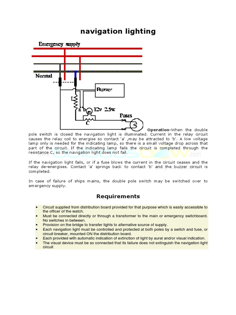 Navigation Lighting | PDF | Technology & Engineering