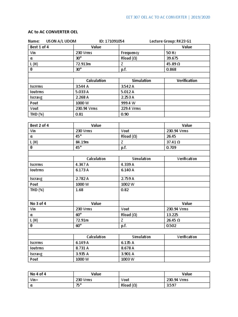 Verification Form Lab | PDF | Electrical Engineering | Electromagnetism