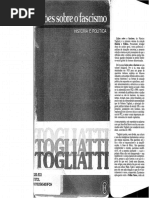 TOGLIATTI, Palmiro. Lições Sobre o Fascismo