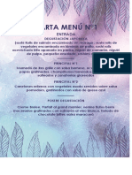 2.-Carta Menú N°1