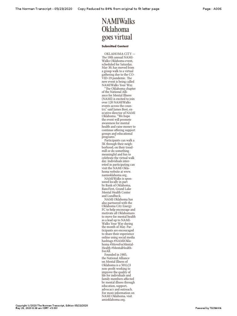The Norman Transcript | PDF | Wellness | Medical