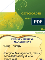 Osteoporosis Medical Management