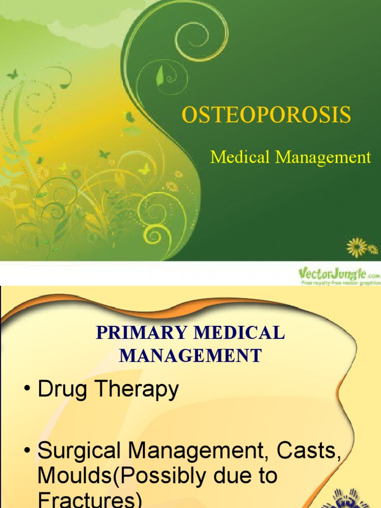 Osteoporosis: Medical & Surgical Management | PDF | Osteoporosis ...