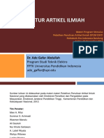 Contoh Struktur Artikel Ilmiah Oleh Ade Gafar Abdullah-Struktur Artikel Ilmiah - Poltek POS
