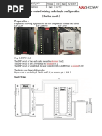 Elevator Control Wiring and Simple Configuration: Button Mode