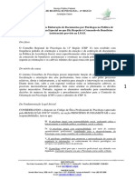 Orientações sobre documentos psicológicos na Assistência Social