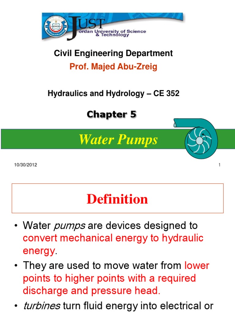 Water Pumps | PDF | Pump | Energy Technology