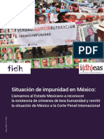 FIDH e IDHEAS: México Requiere El Apoyo de La CPI para Erradicar La Impunidad Estructural