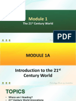 1A I Module 1 I The 21st Century World