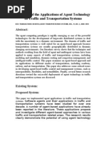 A Review of The Applications of Agent Technology in Traffic and Transportation Systems